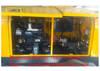 China hot sale diesel engine driven HBTS40R big aggregate concrete pump