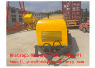 China hot sale diesel engine driven HBTS40R big aggregate concrete pump