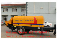 China hot sale electromotor driven HBTS80 big aggregate concrete pump