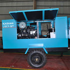 Kaishan 7bar 7.5CBM per minute low noise diesel portable air compressor machines prices