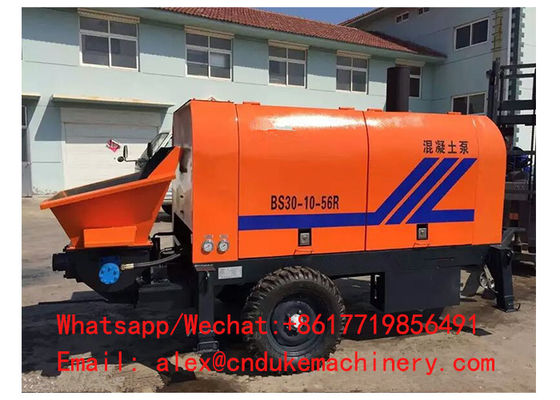 China hot sale diesel engine driven BS30R mortar and fine stone concrete pump