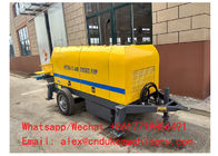 China hot sale diesel engine driven HBTS50R big aggregate concrete pump