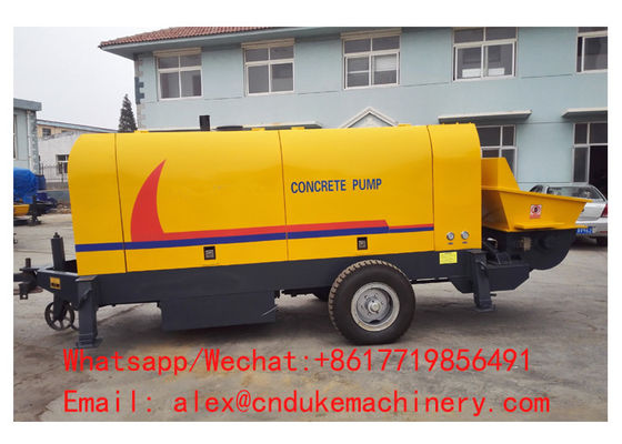 China hot sale diesel engine driven HBTS80R big aggregate concrete pump