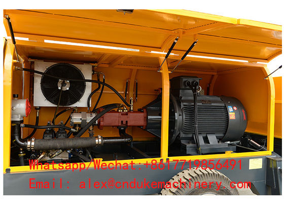 China hot sale electromotor driven HBTS80 big aggregate concrete pump
