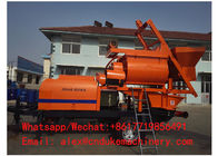 China hot sale JBS40B big aggregate forced agitating mixer concrete pump