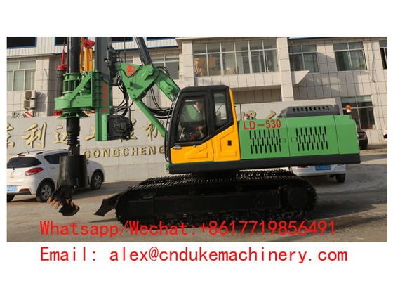 HIGH QUALITY 30M MAX.DRILLING DEPTH CRAWLER TYPE ROTARY DRILLING RIG