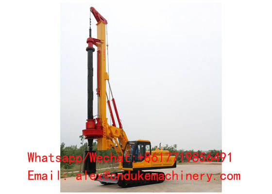 CRAWLER TYPE HYDRAULIC ROTARY DRILLING RIG EARTH BORING RIG MACHINE