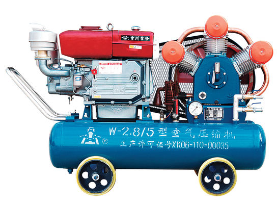 KAISHAN BRAND W SERIES PORTABLE MINING RECIPROCATING PISTON AIR COMPRESSOR