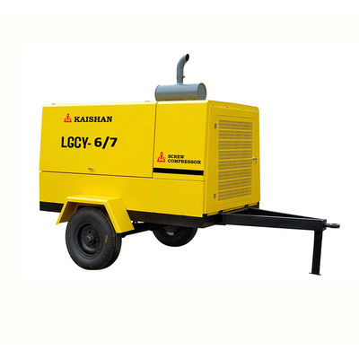 Kaishan LGCY-6/7X diesel engine portable screw air compressor machines