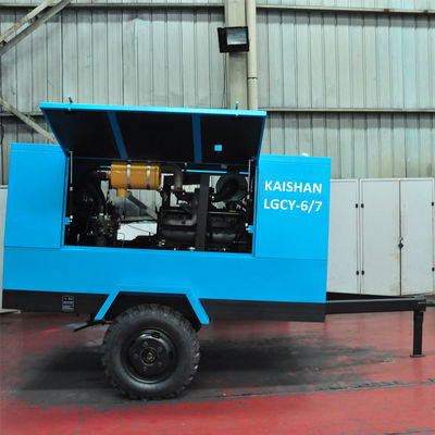 Kaishan LGCY-6/7X diesel engine portable screw air compressor machines