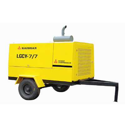 Kaishan LGCY-7.5/7X diesel engine portable screw air compressor machines prices