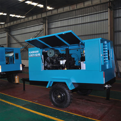 Kaishan 10bar 12CBM per minute low noise diesel engine portable air compressor machines