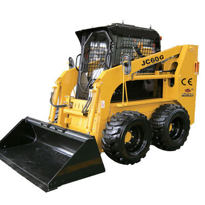 all kinds of attachment JC60 diesel driven small wheel skid steer loader