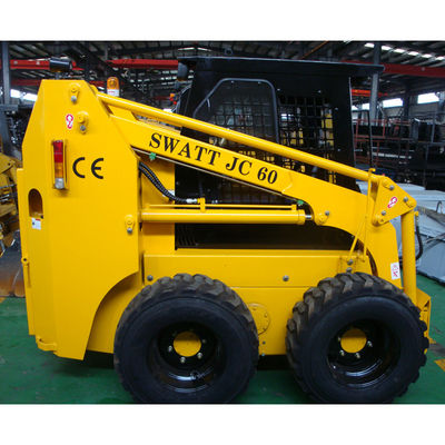 all kinds of attachment JC60 diesel driven small wheel skid steer loader