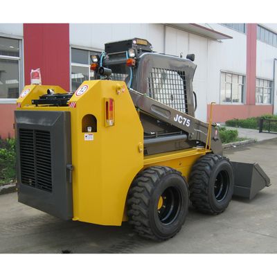 all kinds of attachment optional JC65 diesel driven small wheel skid steel loader