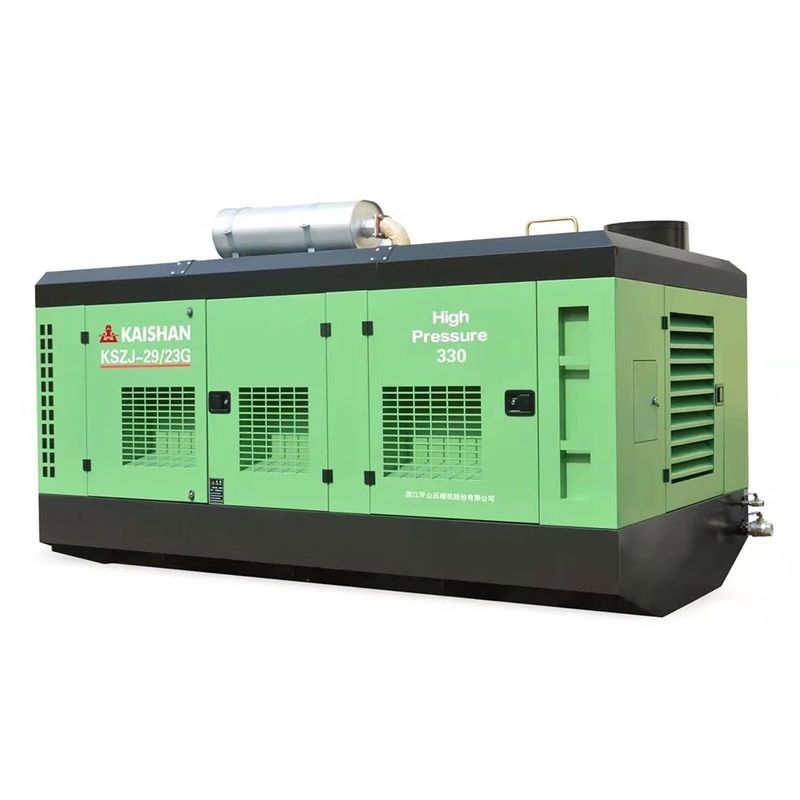 Kaishan 23bar 29CBM diesel engine special screw air compressor machine for drilling well