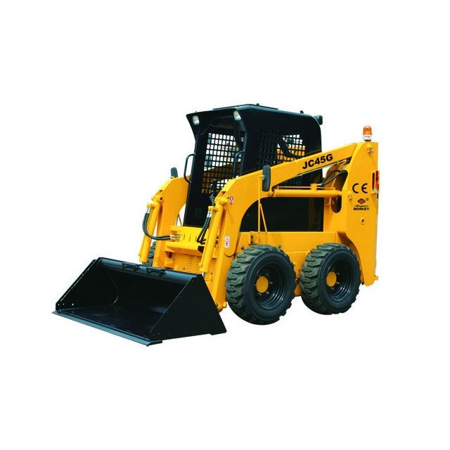 all kinds of attachment optional JC45 diesel driven small wheel skid steer loader