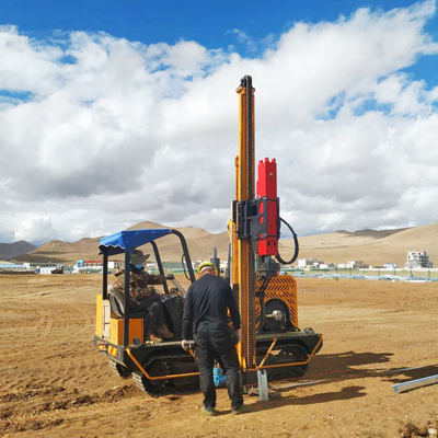 DKR536 multifunction loading photovoltaic solar posts crawler type piling driver